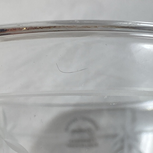 Gorham 1831 Chantilly Collection Handcut Full Lead Crystal Bowl Garland Pattern - Picture 8 of 8